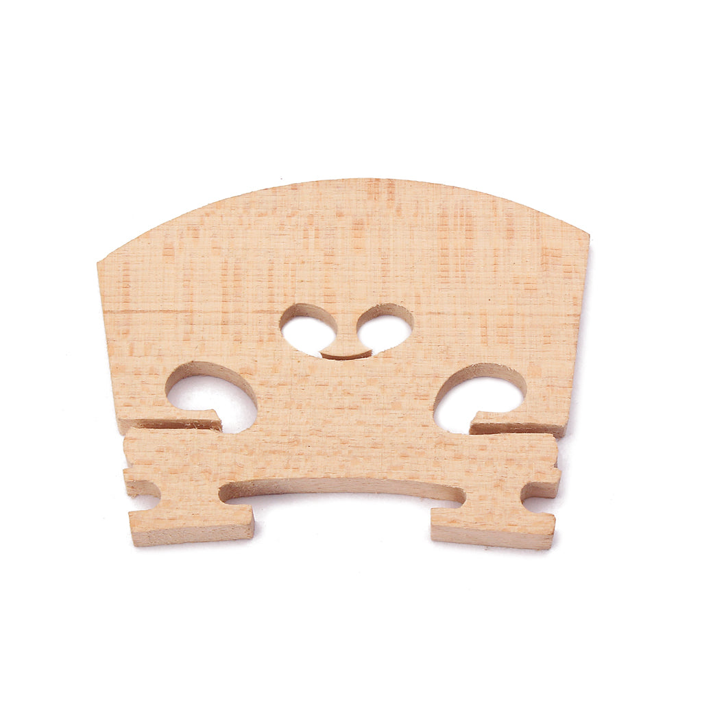 Adjustable Violin Bridge Maple, 4/4 Size Violin Fitted Bridge Parts for 4/4 Size Violin
