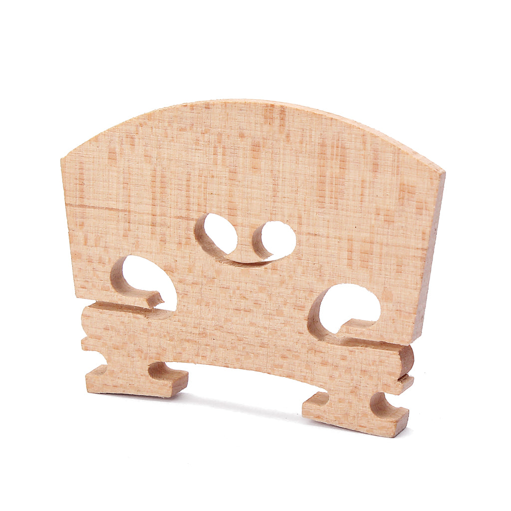 Adjustable Violin Bridge Maple, 4/4 Size Violin Fitted Bridge Parts for 4/4 Size Violin