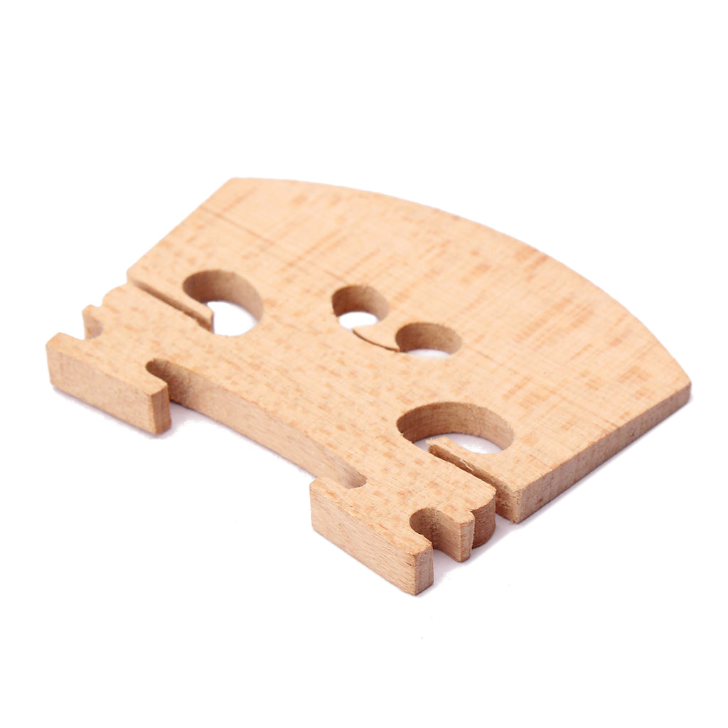 Adjustable Violin Bridge Maple, 4/4 Size Violin Fitted Bridge Parts for 4/4 Size Violin