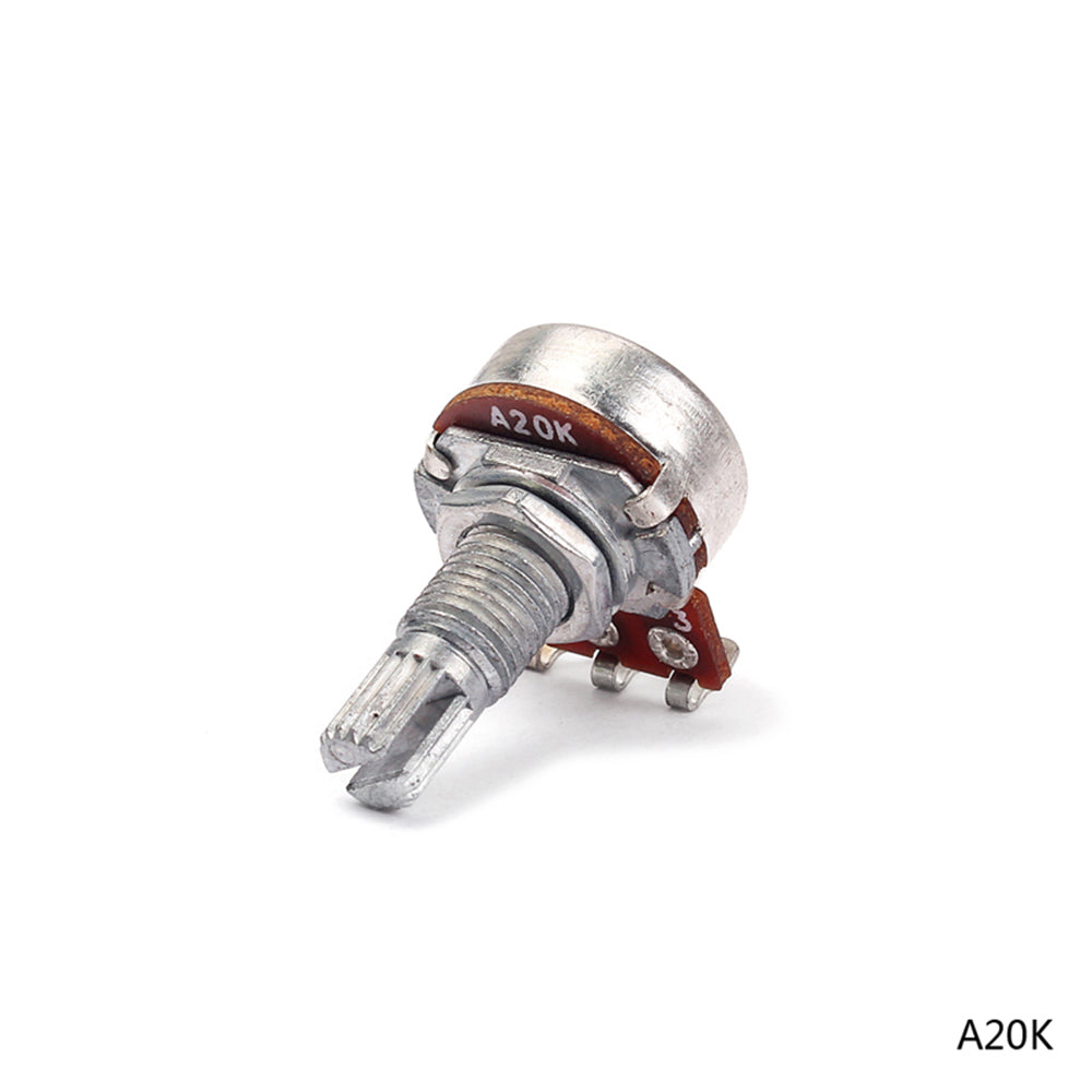 A20K/A100K mini Electric Guitar Potentiometer Audio Tone Control Taper Potentiometer Guitar Accessory