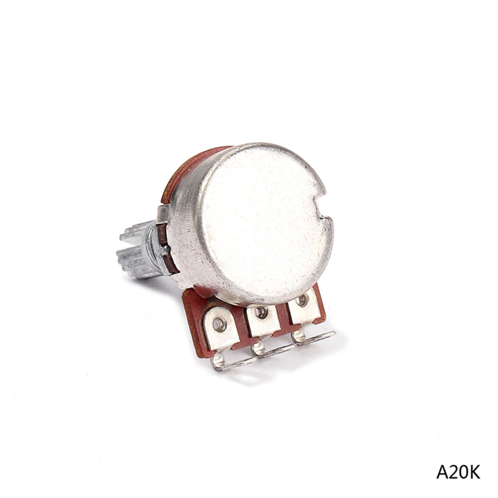 A20K/A100K mini Electric Guitar Potentiometer Audio Tone Control Taper Potentiometer Guitar Accessory