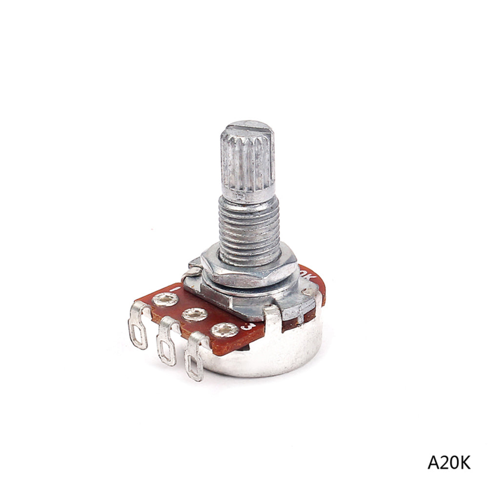 A20K/A100K mini Electric Guitar Potentiometer Audio Tone Control Taper Potentiometer Guitar Accessory