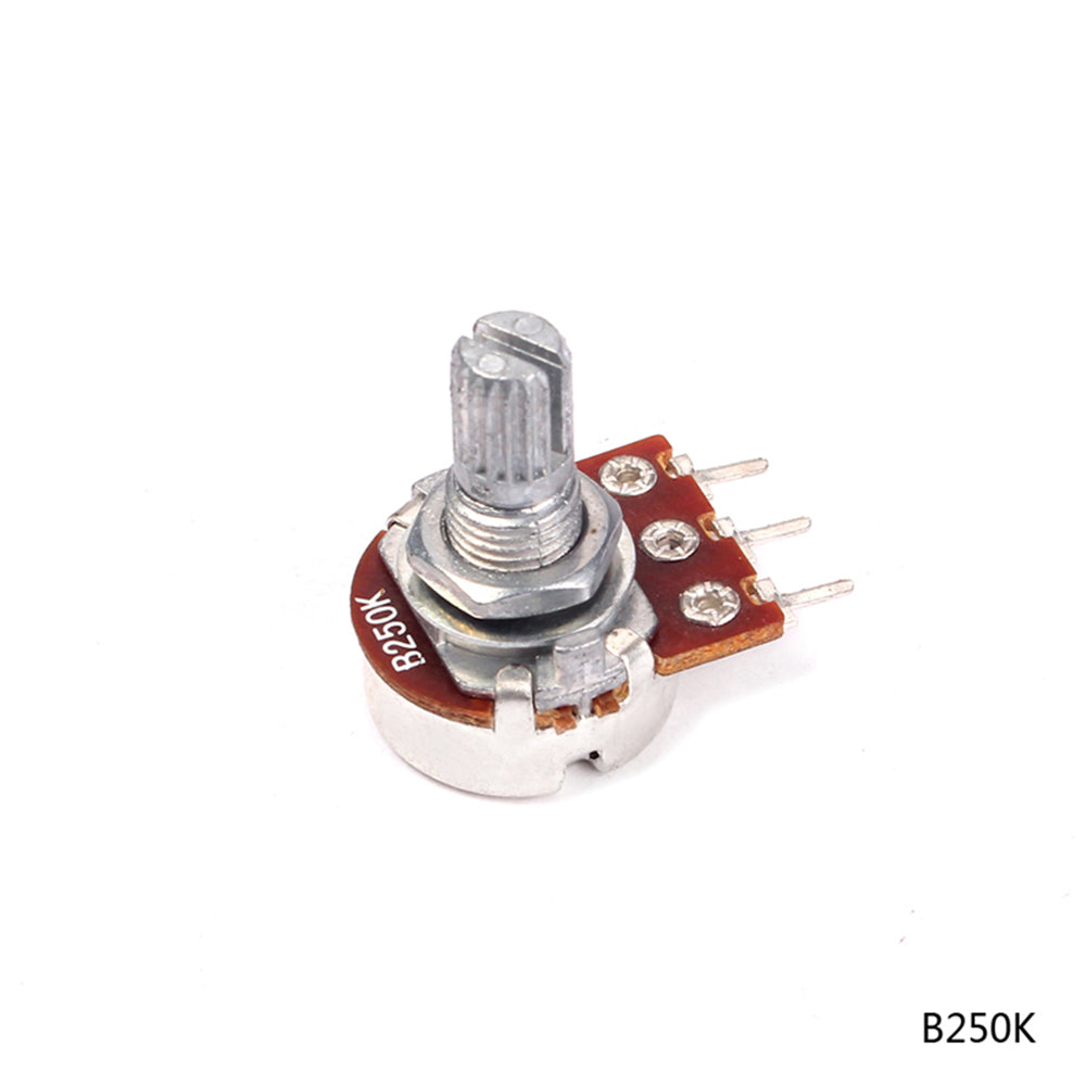 Guitar Potentiometers B250k Split Short Shaft Pots Audio Tone Switch Control