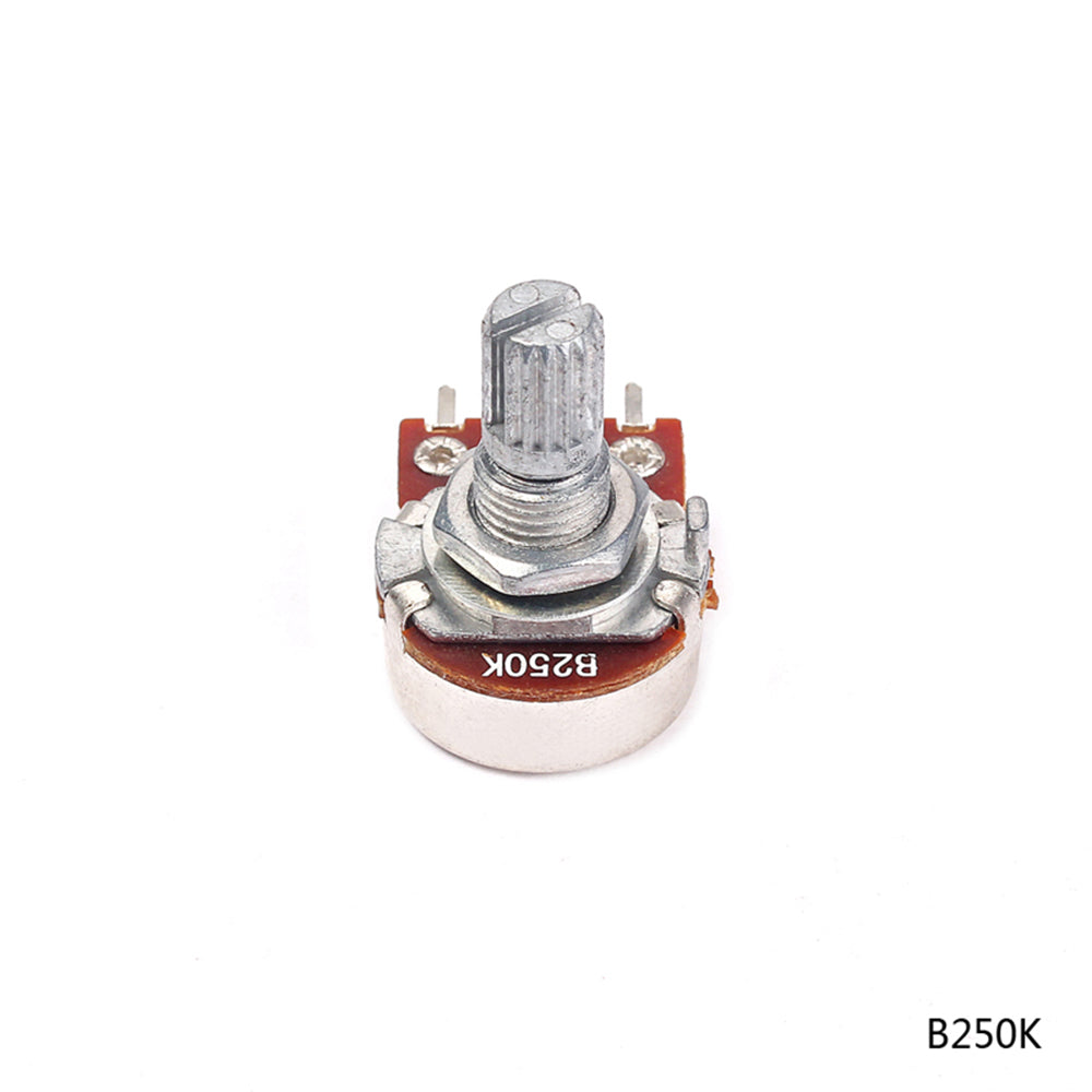 Guitar Potentiometers B250k Split Short Shaft Pots Audio Tone Switch Control