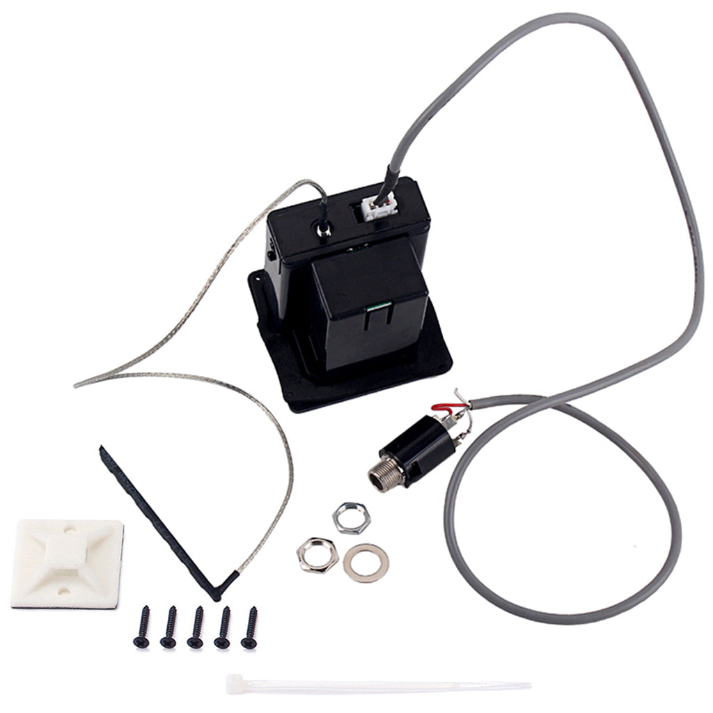 2 Bands EQ with tuner Acoustic Black Guitar pickup