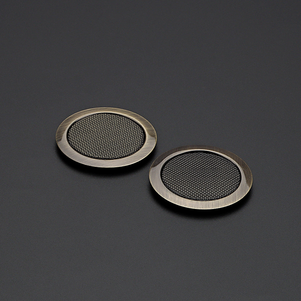 2Pcs Screened Sound Hole Inserts for Dobro Resonator Guitar & Cigar Box Guitars