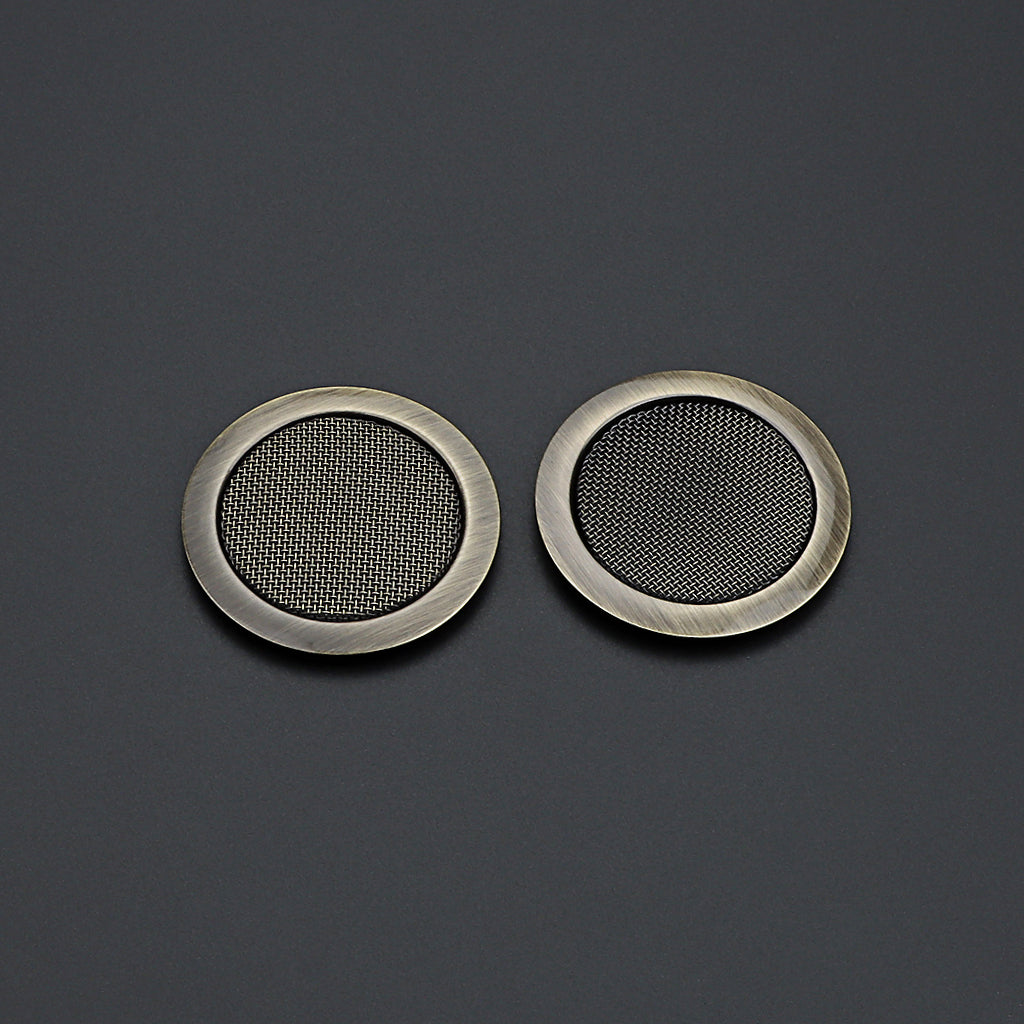 2Pcs Screened Sound Hole Inserts for Dobro Resonator Guitar & Cigar Box Guitars