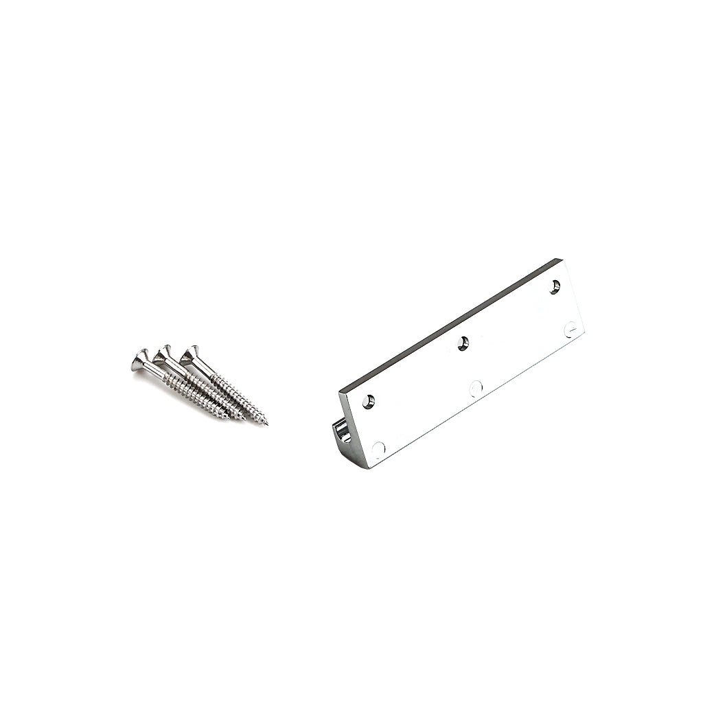 12 Strings Metal Guitar Bridge Fixed Harp Bridge String for Electric Guitar Accessories Chrome