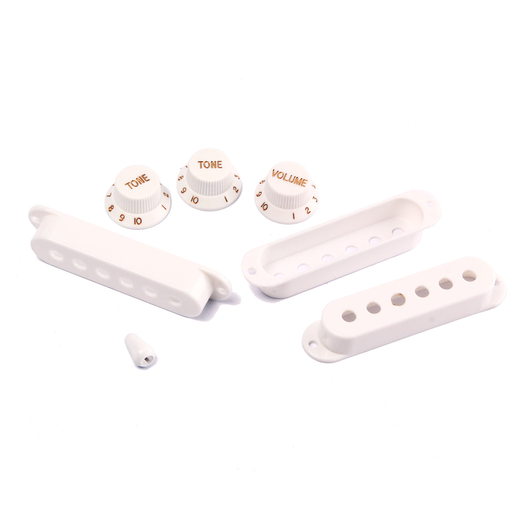 Generic Guitar Pickup Covers Knobs Kit multi-color
