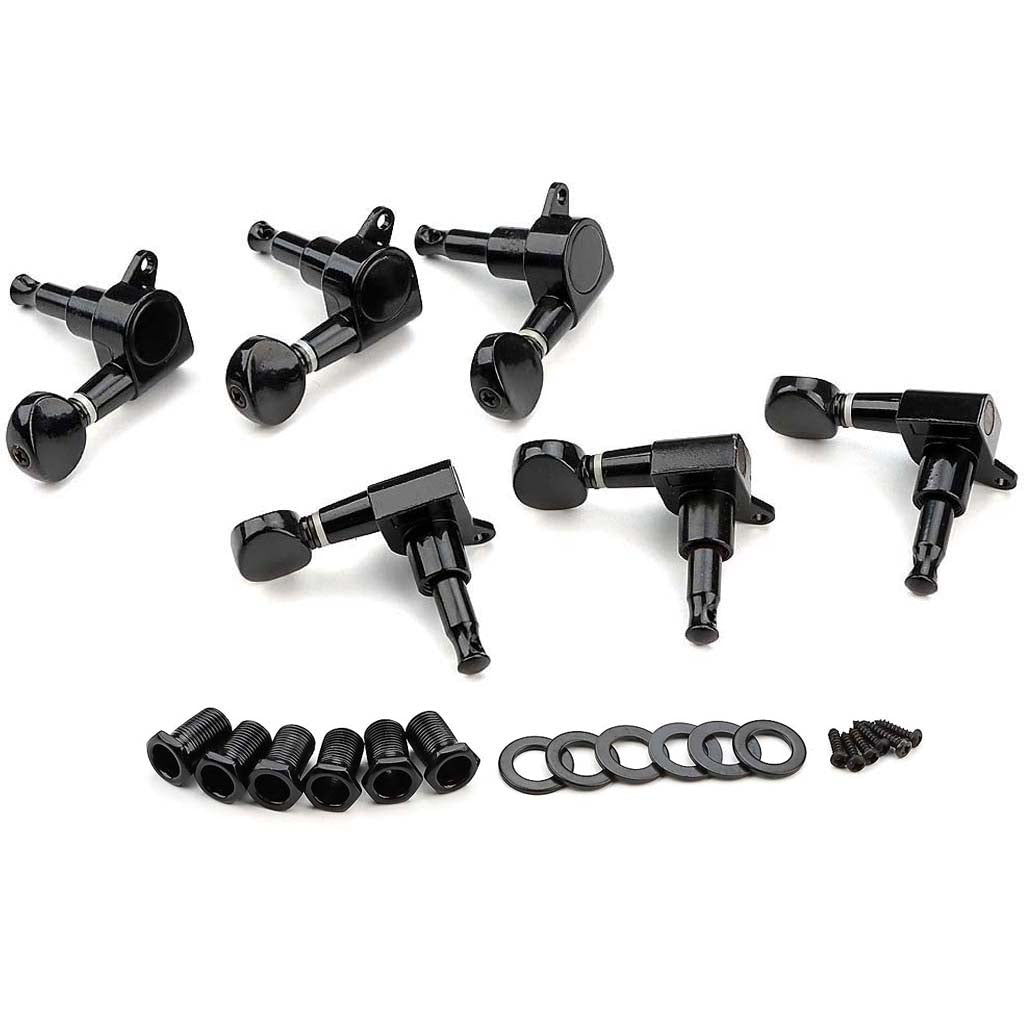 6 in Line Guitar Sealed Tuners Tuning Keys Pegs Machine Heads Set for ST TL Electric Guitar Replacement Parts