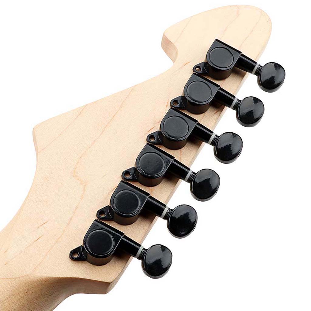 6 in Line Guitar Sealed Tuners Tuning Keys Pegs Machine Heads Set for ST TL Electric Guitar Replacement Parts