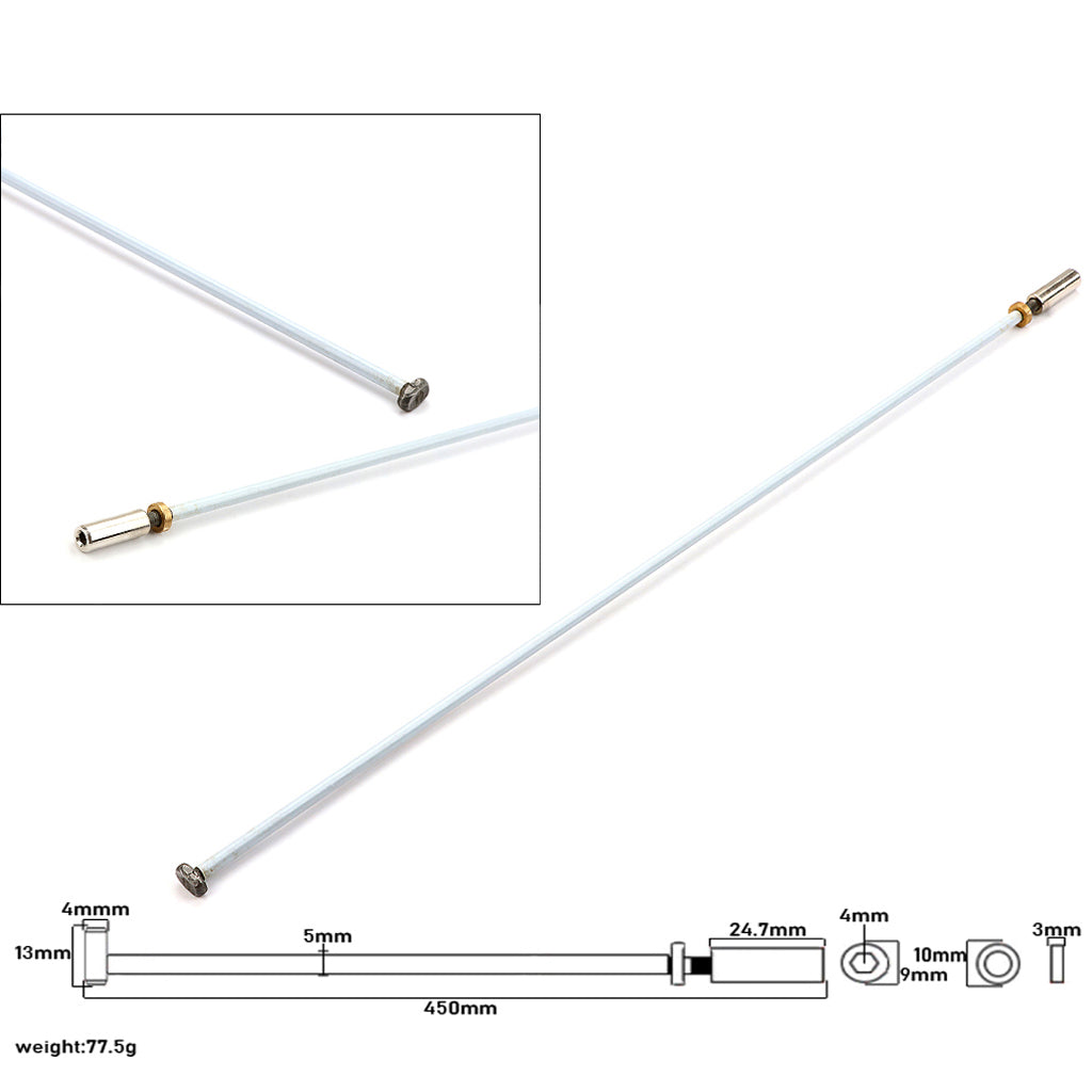 2 Way Adjustment Truss Rod Double Course Truss Rod For Guitar With Wrench Truss Rod