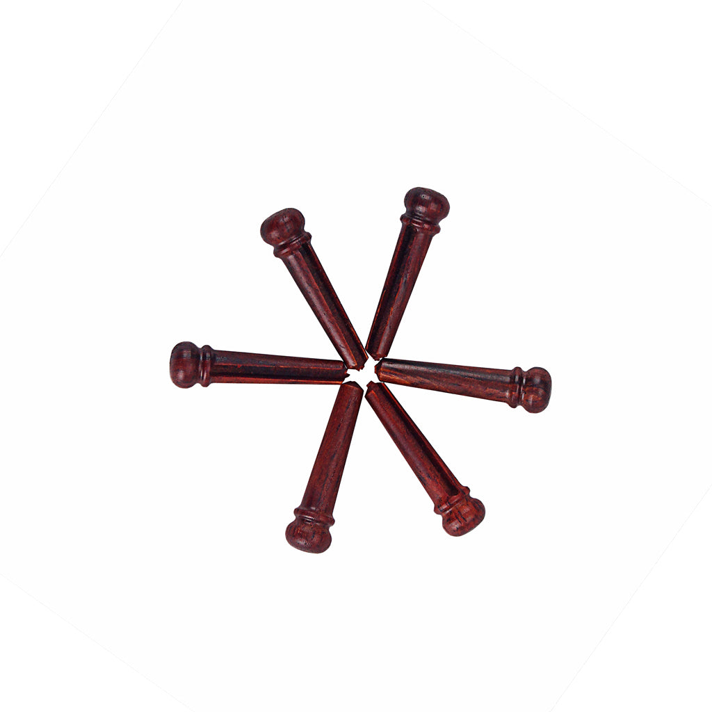 6x red wood Bridge Pin Classical Style Dot Acoustic Guitar