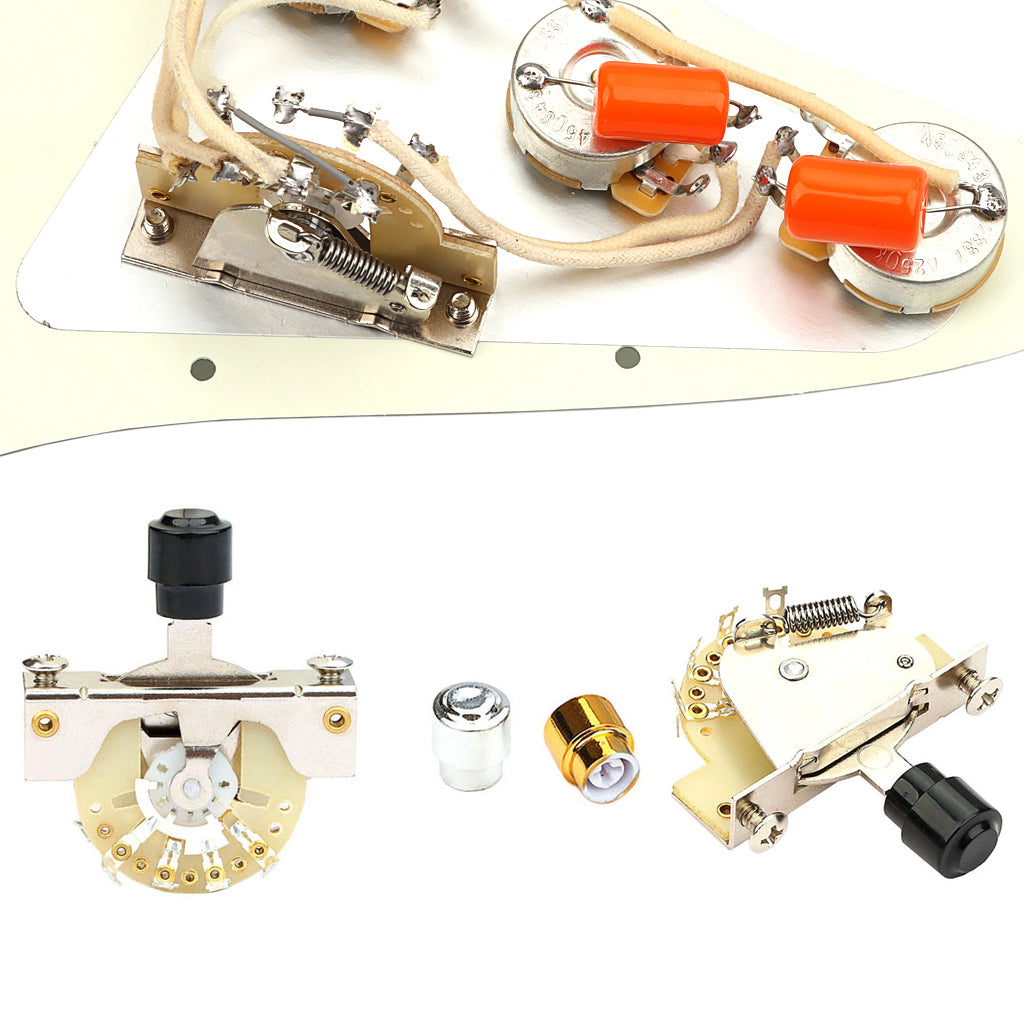 5-Way Guitar Pickup Selector Blade Switch with 3pcs Tip for Strat Electric Guitar Accessories