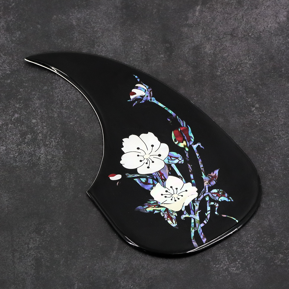Acoustic Guitar Pickguard inlaid with shell Pattern Decorated Self-adhesive Pick Guard for Acoustic Guitar