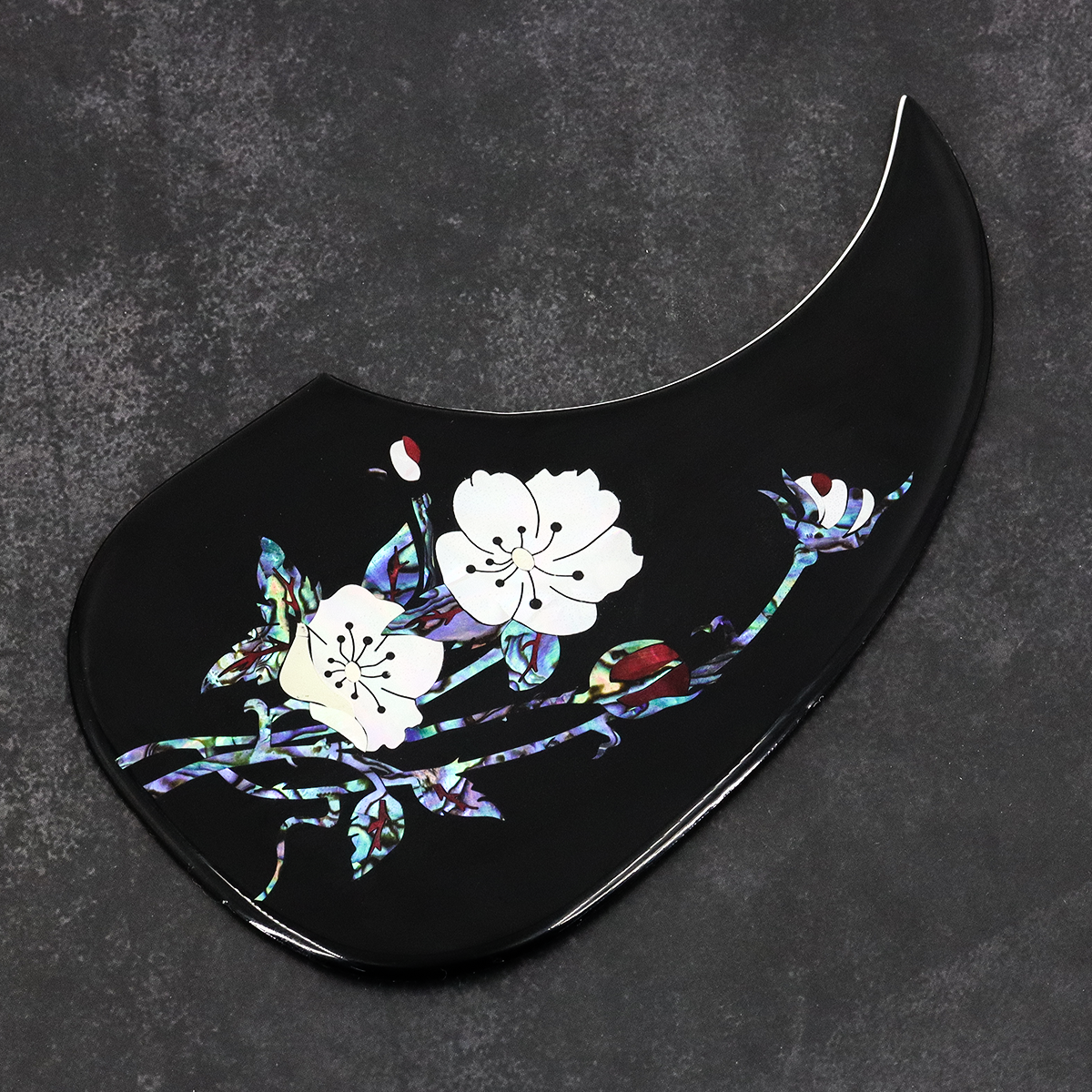 Acoustic Guitar Pickguard inlaid with shell Pattern Decorated Self-adhesive Pick Guard for Acoustic Guitar