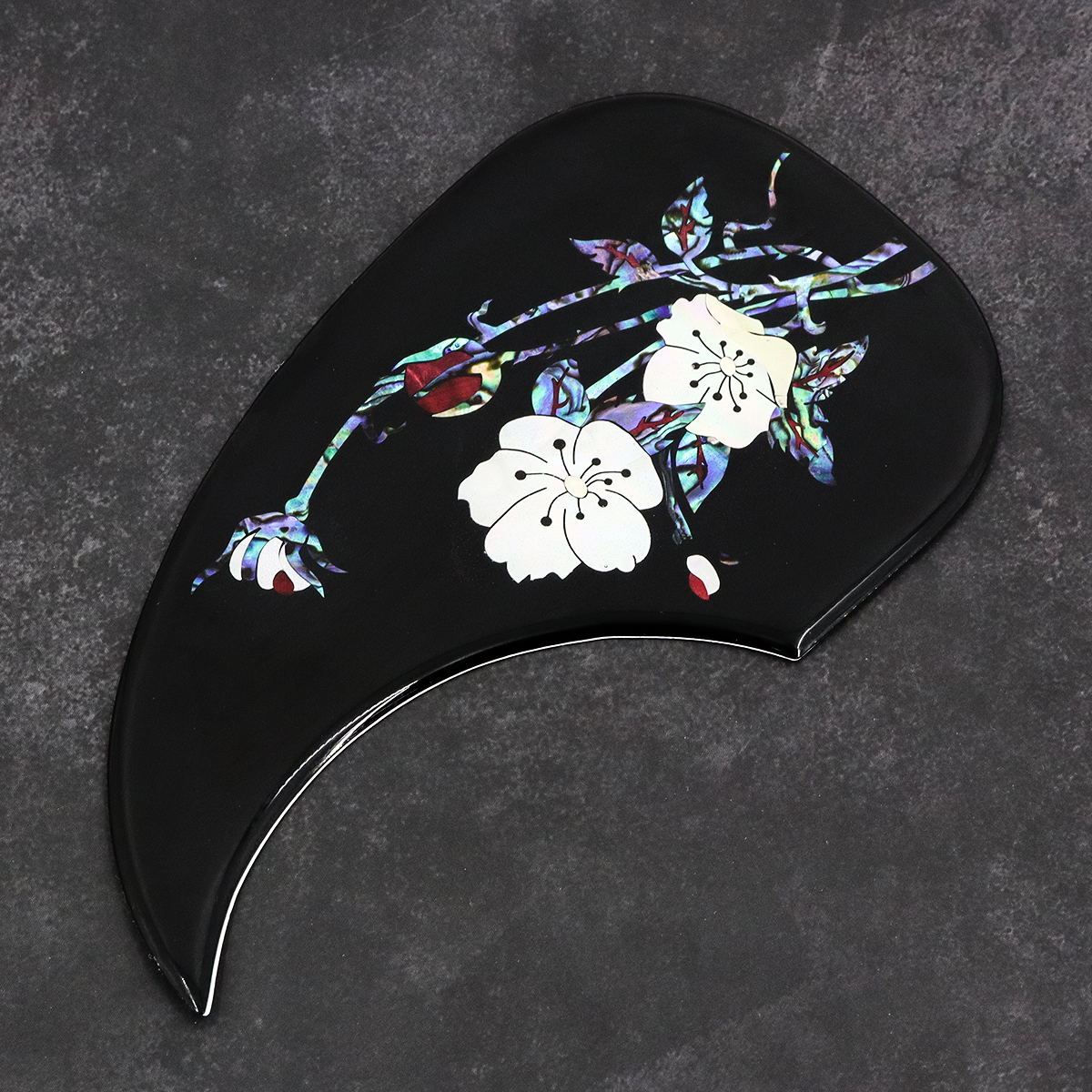 Acoustic Guitar Pickguard inlaid with shell Pattern Decorated Self-adhesive Pick Guard for Acoustic Guitar