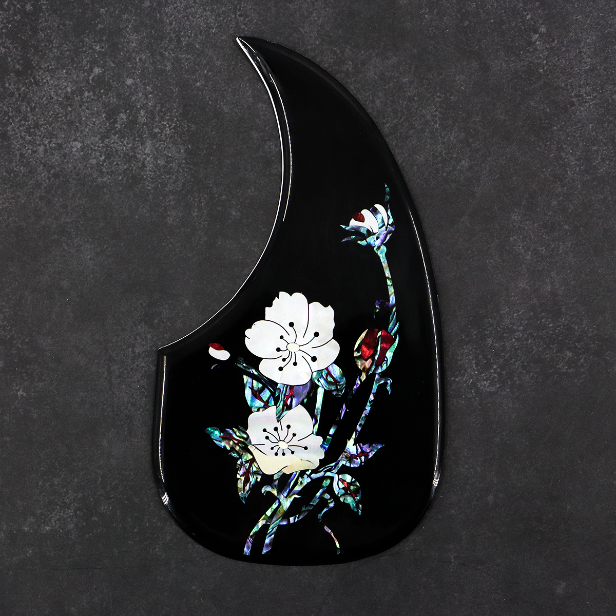 Acoustic Guitar Pickguard inlaid with shell Pattern Decorated Self-adhesive Pick Guard for Acoustic Guitar