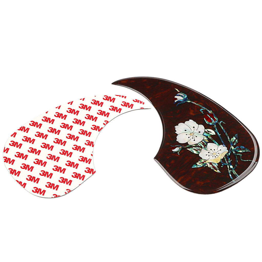 Acoustic Guitar Pickguard Pattern Decorated Self-Adhesive Pick Guard Sticker for Acoustic Guitar Accessories