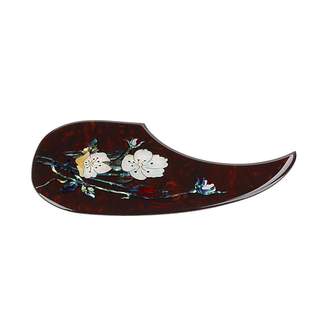 Acoustic Guitar Pickguard Pattern Decorated Self-Adhesive Pick Guard Sticker for Acoustic Guitar Accessories