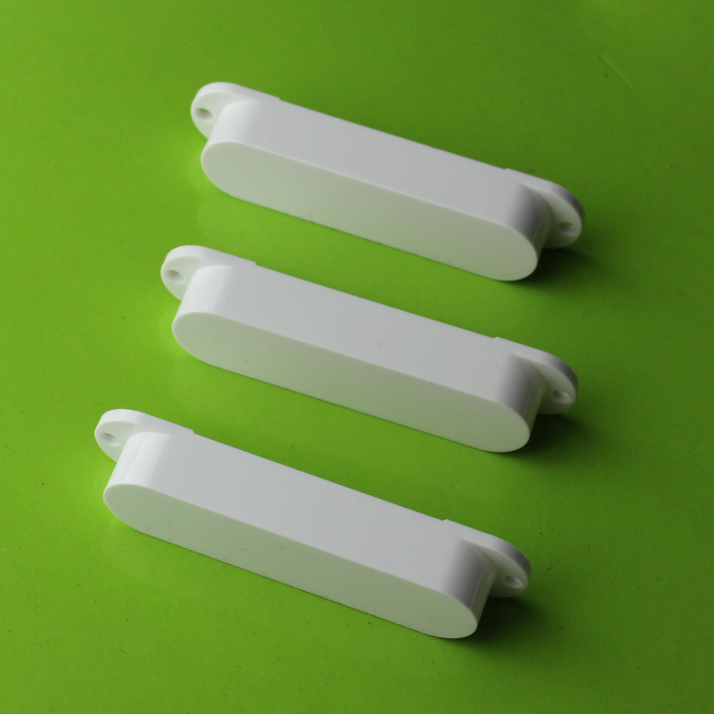 1 Set of 3pcs Matte Sealed Closed Single Coil Pickup Covers For Electric Guitar Pickup Lid/Shell/Top