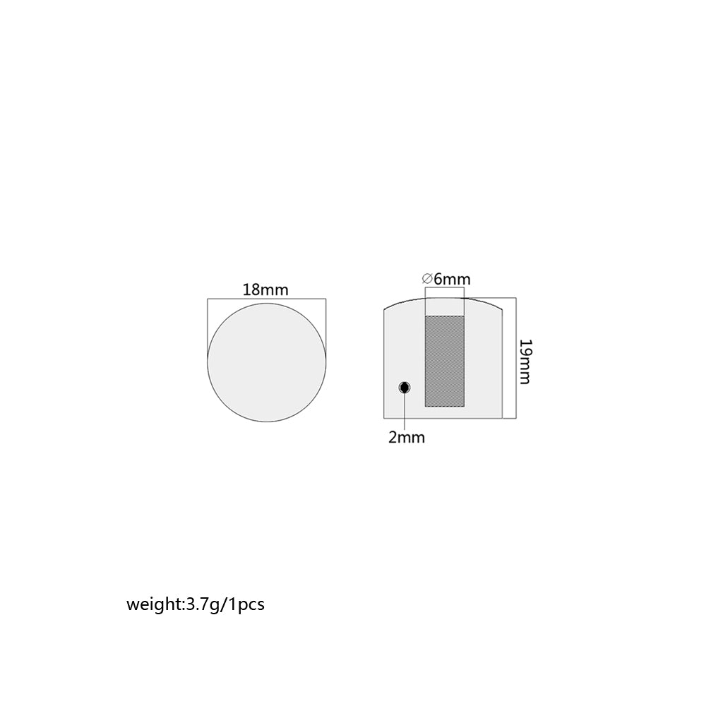 Electric Guitar Knob Plastic Dome Potentiometers Control Knobs and Wrench for Bass Replacement Volume Tone Control Knob