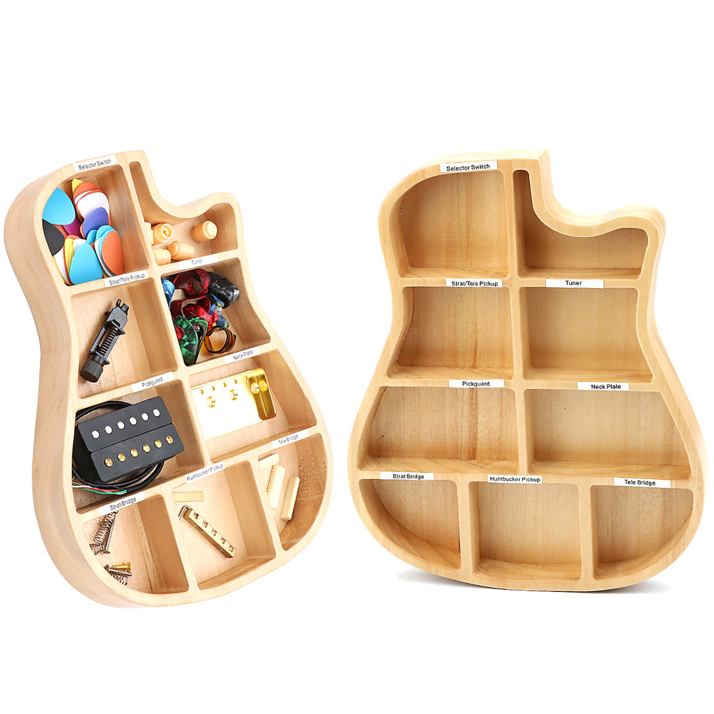 Custom Wooden Guitar part Plectrum Storage Box Personalized for Guitar Accessory