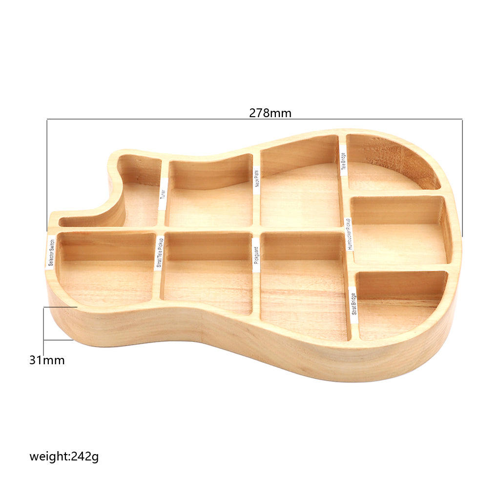 Custom Wooden Guitar part Plectrum Storage Box Personalized for Guitar Accessory