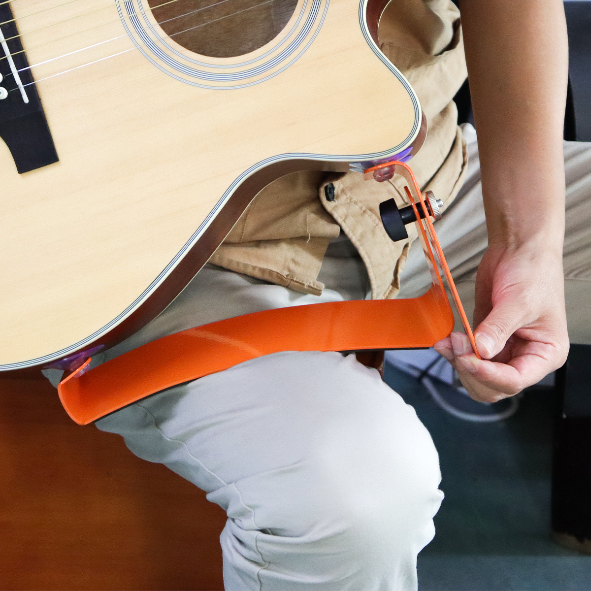 Guitar Support Adjustable Rest Guitar Footstool Leg Stand for Classical Guitar Parts