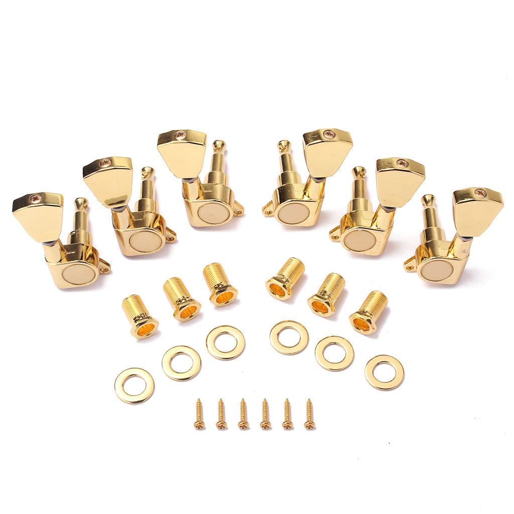 Black/Chrome/Gold Locked String Guitar Tuning Pegs keys Tuners Machine Heads