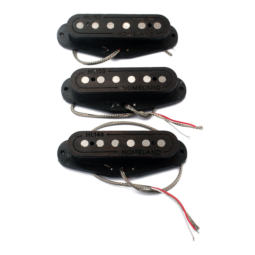 Hand wound Pickups fit Fender Stratocaster, Hot Custom with Alnico5 wood material