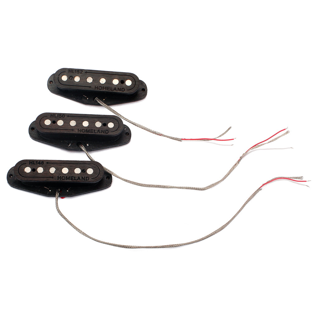 Hand wound Pickups fit Fender Stratocaster, Hot Custom with Alnico5 wood material