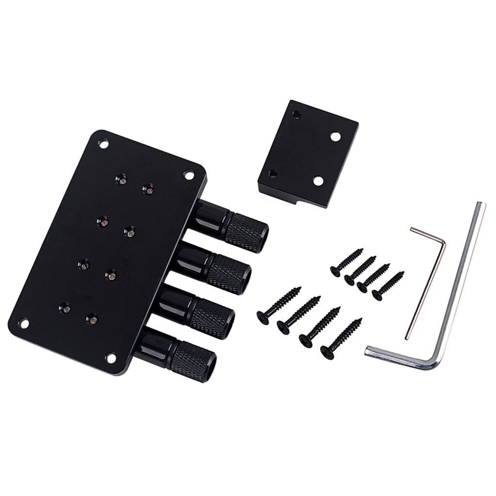 four strings headless bass bridge for bass guitar