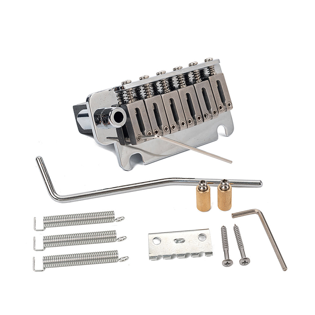 ST Electric Guitar Tremolo System Bridge + Stainless Steel Saddles