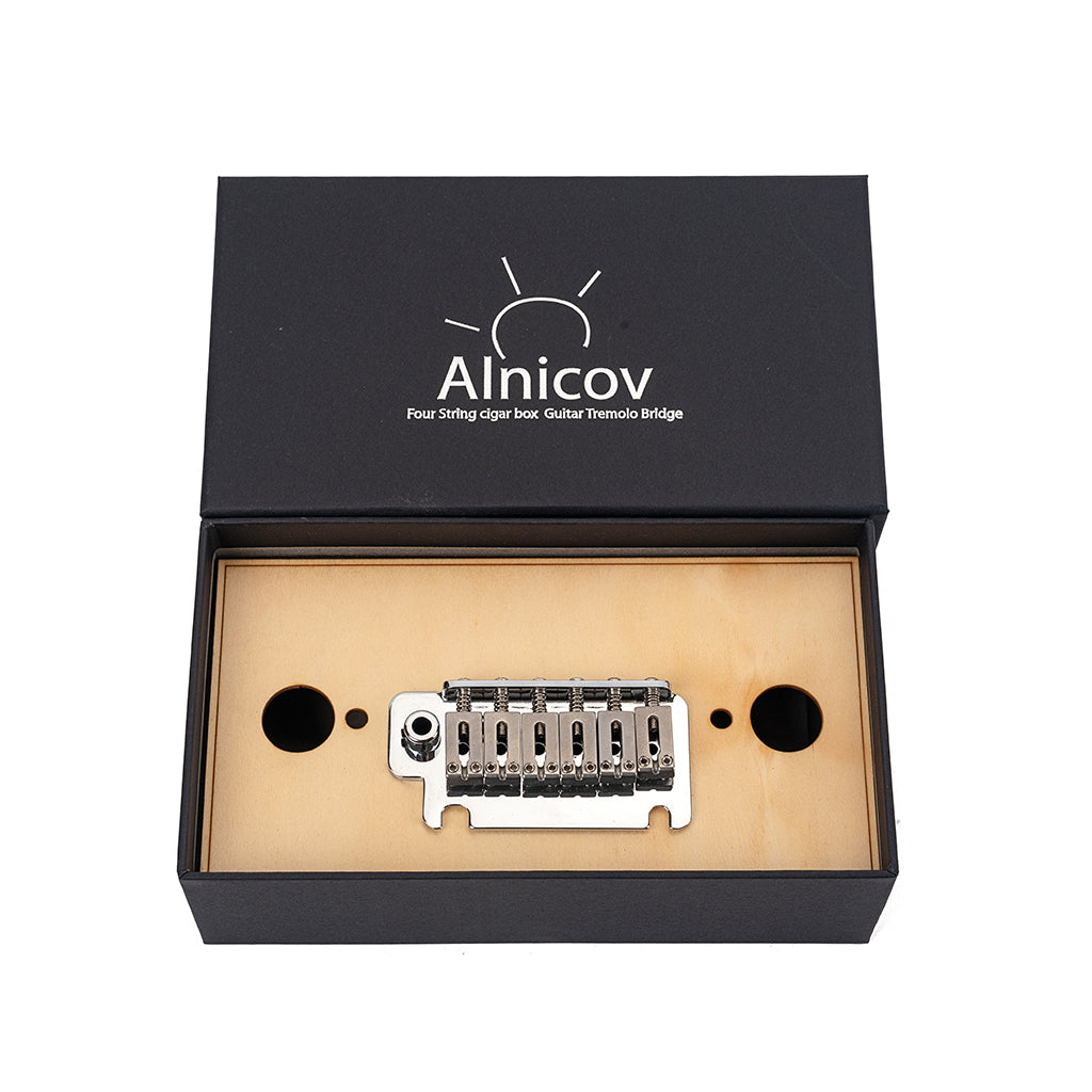 ST Electric Guitar Tremolo System Bridge + Stainless Steel Saddles