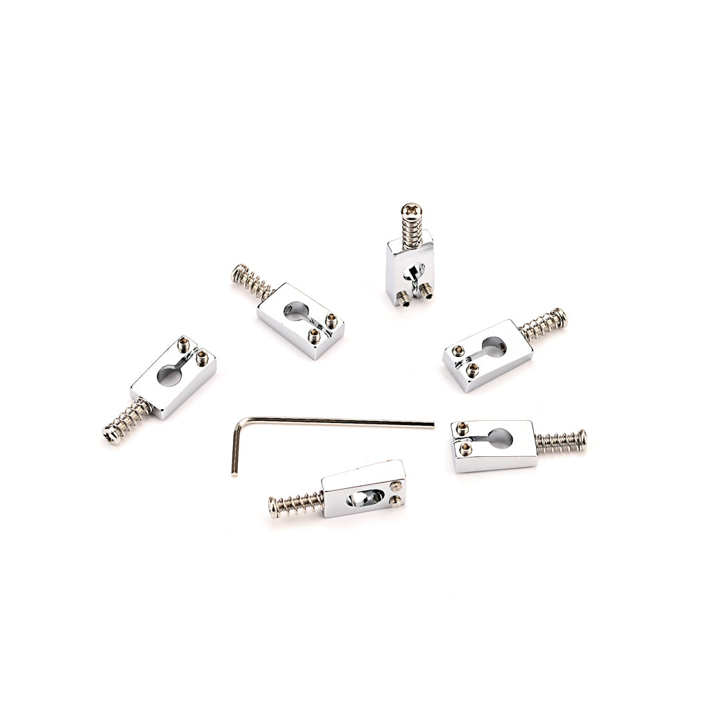 Narrow Guitar Bridge Saddles 10.5mm Brass Bridge Saddles for Strat Guitar