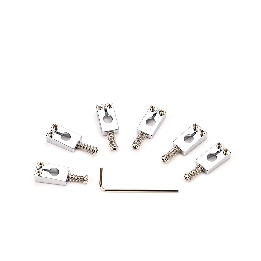 Narrow Guitar Bridge Saddles 10.5mm Brass Bridge Saddles for Strat Guitar