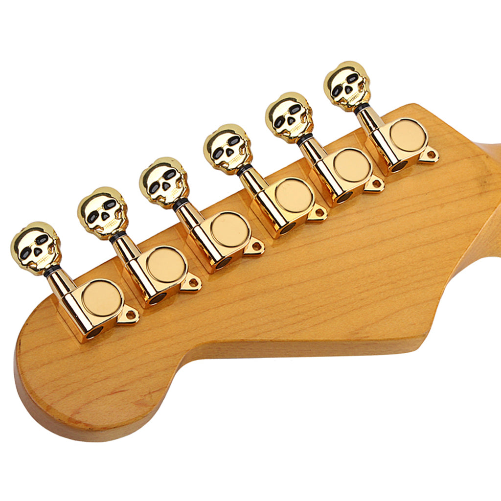 Gold /Chrome Guitar String Tuning Pegs Tuners Machine Head Keys 6R Fit for Guitar