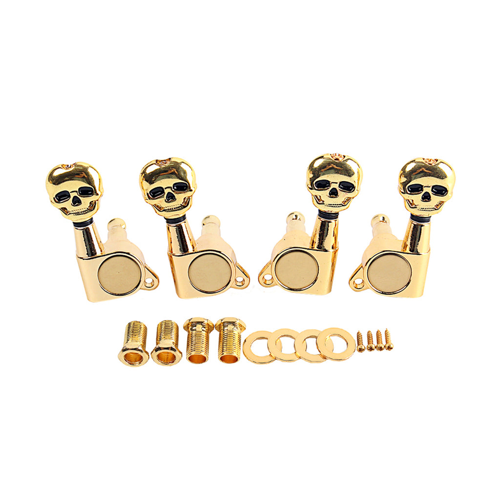 2R2L Skull Shape Electric UKULELE Tuning Peg strings button UKULE parts