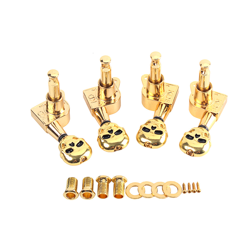 2R2L Skull Shape Electric UKULELE Tuning Peg strings button UKULE parts