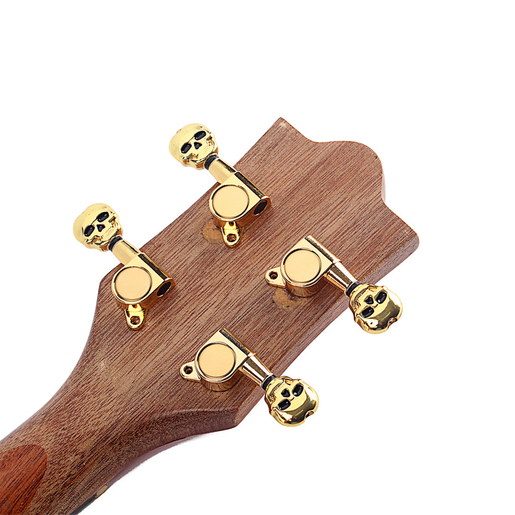 2R2L Skull Shape Electric UKULELE Tuning Peg strings button UKULE parts