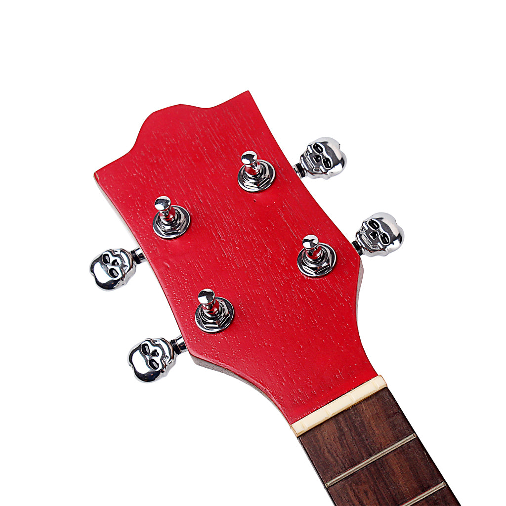 2R2L Skull Shape Electric UKULELE Tuning Peg strings button UKULE parts