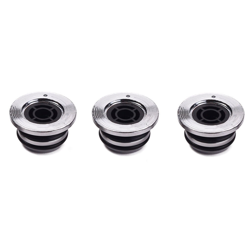 3pcs Metal Hat Tone Volume Knobs Replacement Guitar Parts