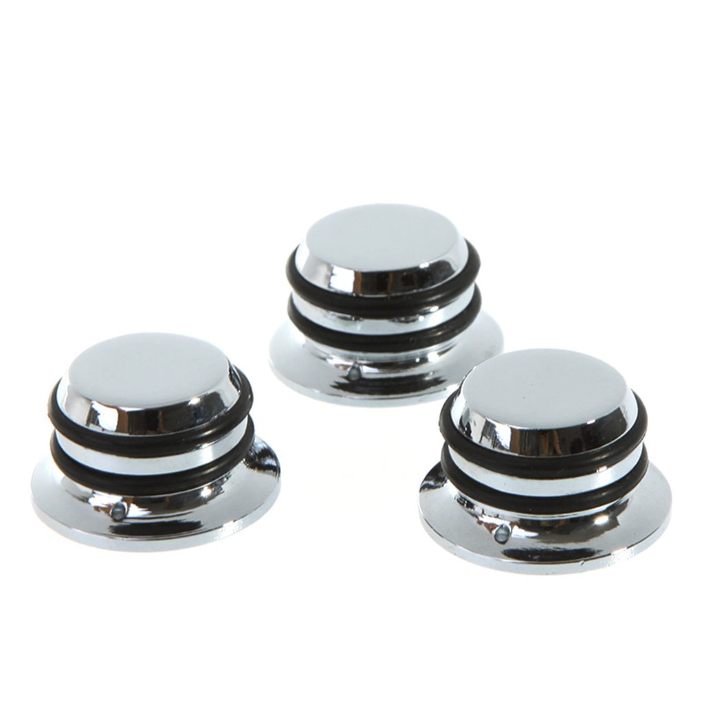 3pcs Metal Hat Tone Volume Knobs Replacement Guitar Parts