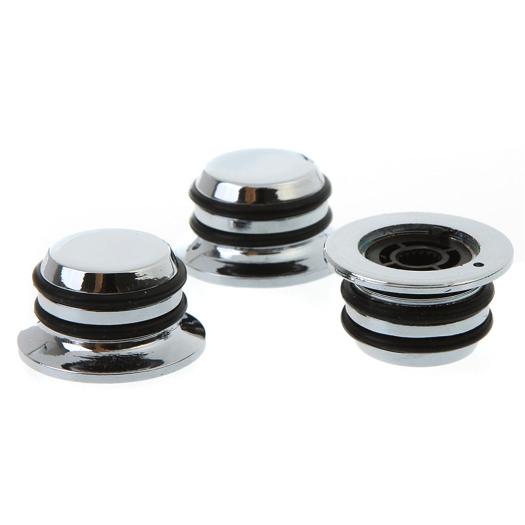 3pcs Metal Hat Tone Volume Knobs Replacement Guitar Parts