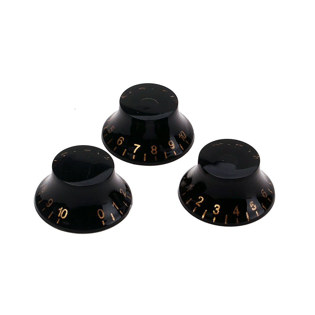 3 New White Electric Guitar Speed Knobs For ST Les Paul