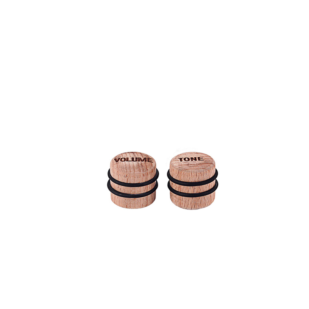 Wood guitar control knob red wood or Beach finish tone or volume