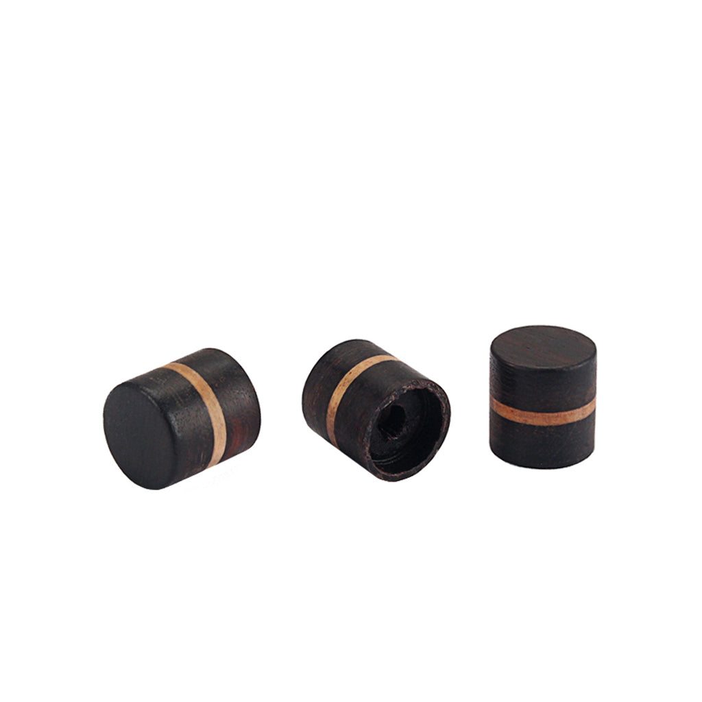 Wood guitar control knob rosewood or Beach finish tone or volume