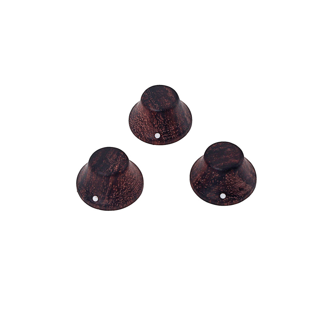 Wood guitar control knob rosewood or Beach finish tone or volume