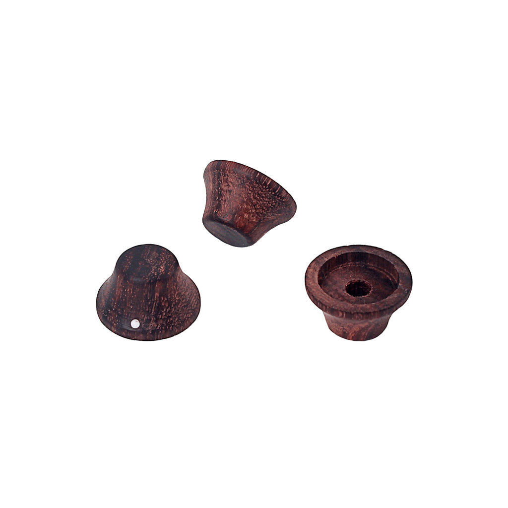 Wood guitar control knob rosewood or Beach finish tone or volume